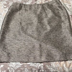 Jones New York Shimmering Silver and Black  lined Skirt